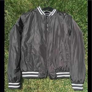 Brandy Melville Embroidered Bomber Jacket